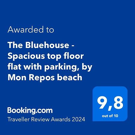 The Bluehouse - Spacious Top Floor Flat With Parking, By Mon Repos Beach Corfu  Exteriér fotografie